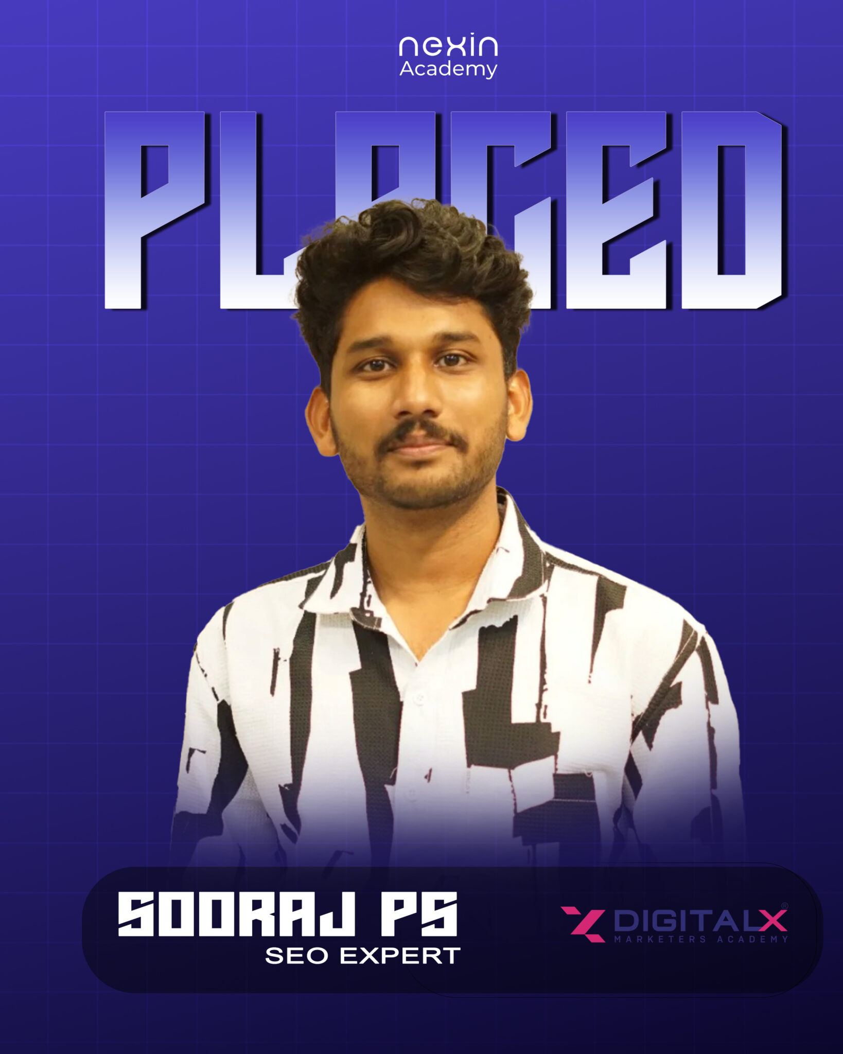 Sooraj DIgital marketing course placement