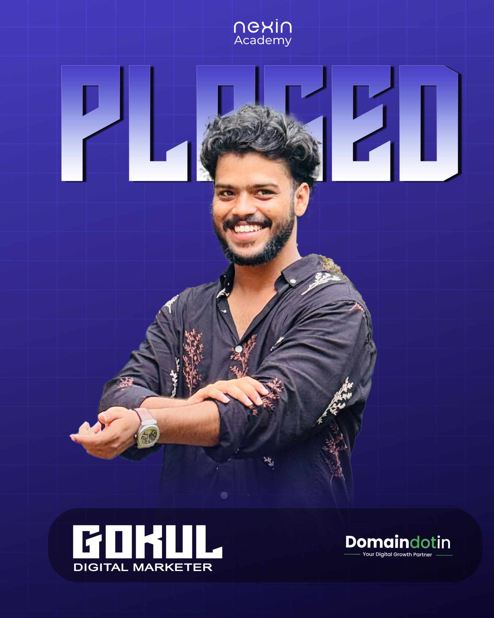 Gokul DIgital marketing course placement