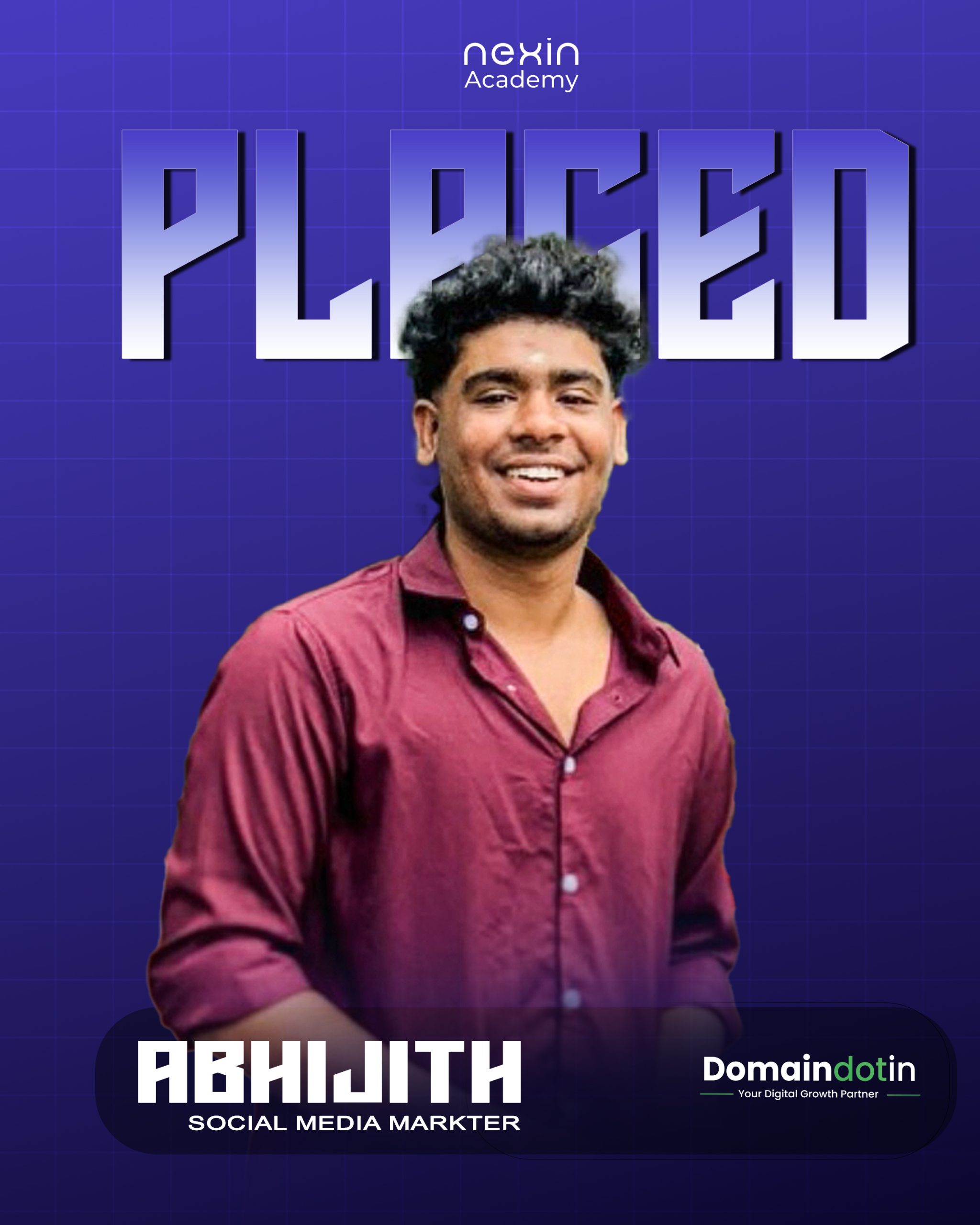 Abhijith Digital marketing course placement